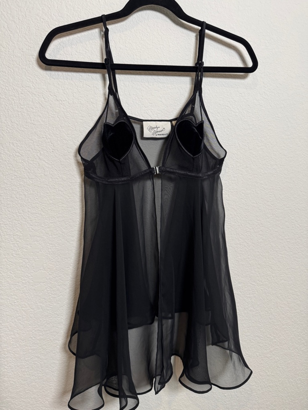 Marilyn Monroe by Warner's Heart Baby Doll Teddy Medium